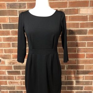 Banana Republic Black w Zipper Women’s Dress Sz2P